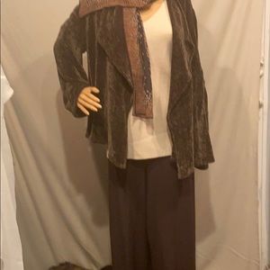 Eileen Fisher wide leg ankle pants